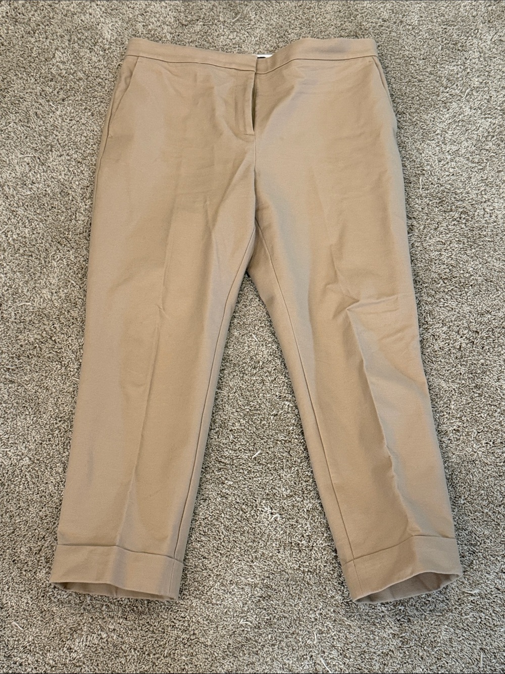 Ann Taylor men's chinos in beige tan